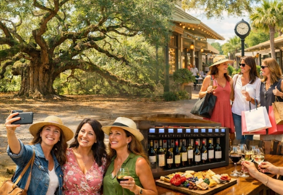 Charleston wine and shop tour